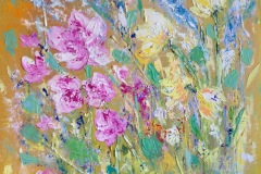 Blomster, 50x50, olja