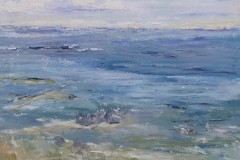 Hav och strand, Sysne på Gotland, 65x92 olja på duk. Såld